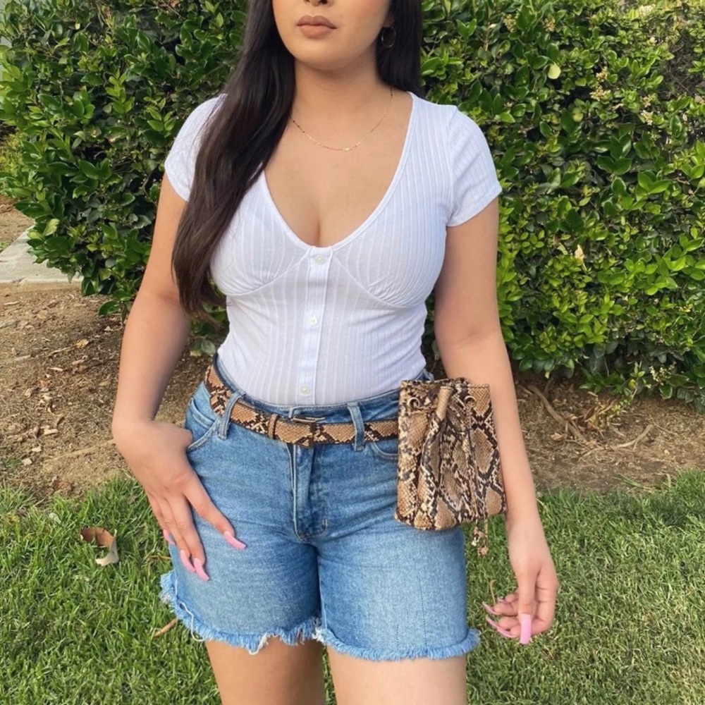 Fashion nova white top